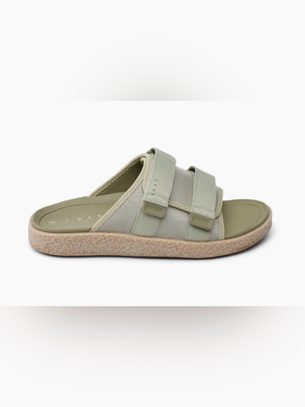 Reef Montauk Slide Sandals Sage green adjustable straps size 11 $95 EUC